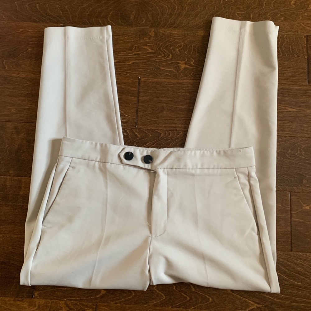 Mango Slim Fit Ankle Trousers Pants